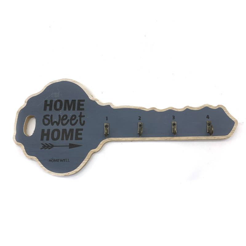 [HA4407] Perchero MDF 4 ganchos, en bolsa varios colores