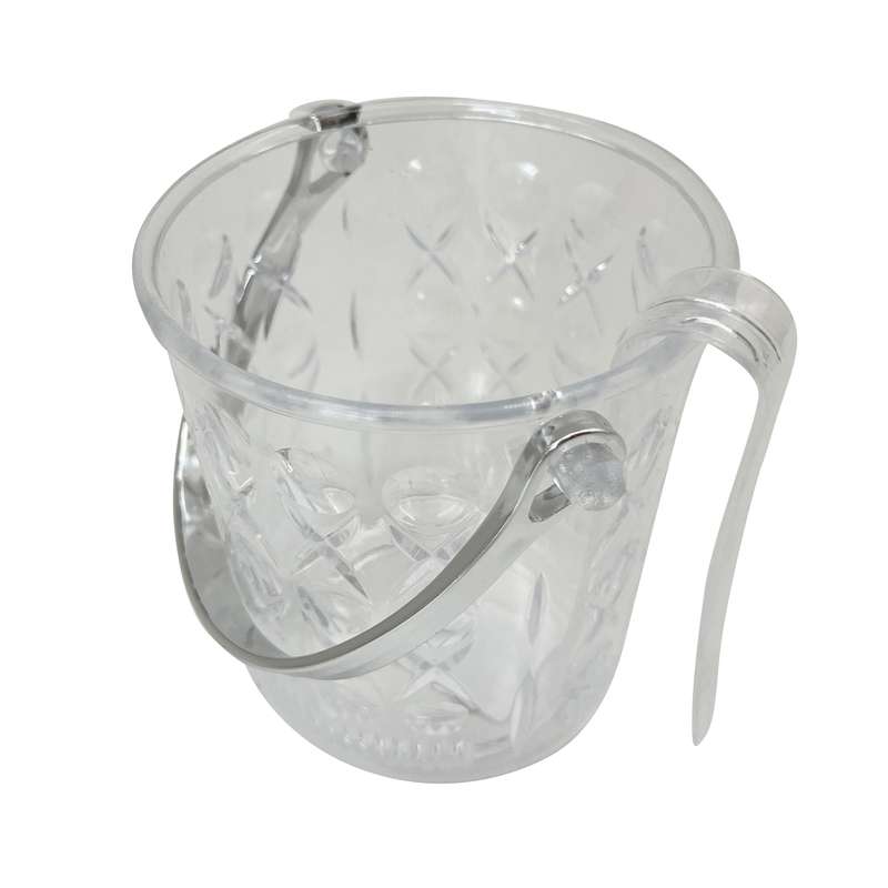 Hielera de acrílico con pinza, en bolsa