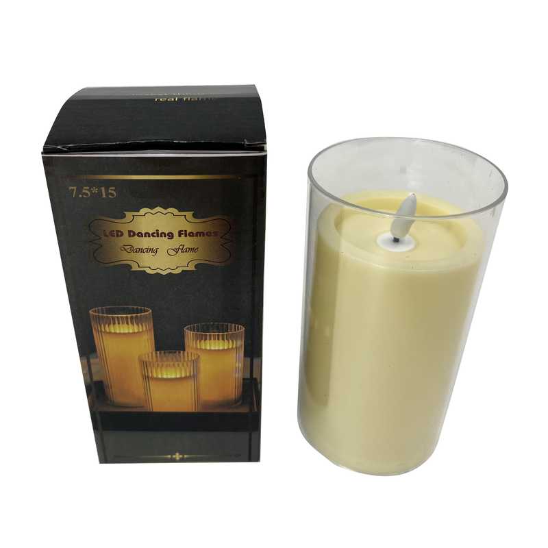 Vela LED en vaso 3AAA, en caja