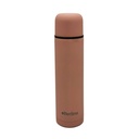 Termo 750ml bala, pico botón, base antideslizante, Berlina BEIGE