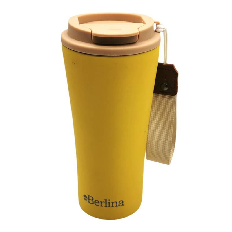 [HA4468C] Vaso térmico 480ml Berlina MOSTAZA, en caja