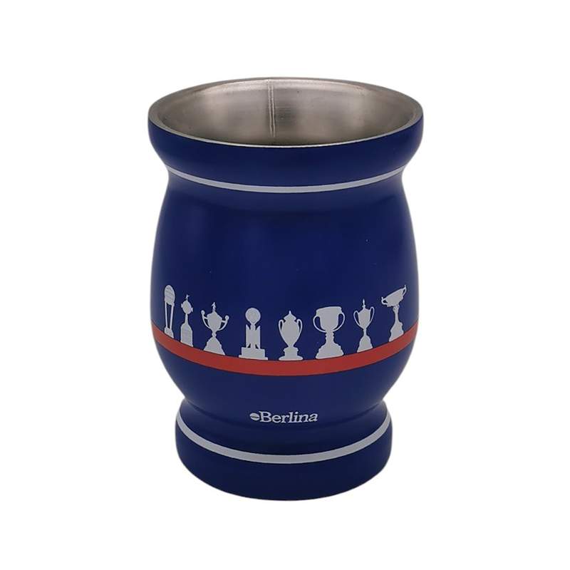 Mate acero inoxidable Berlina, 240ml, en caja