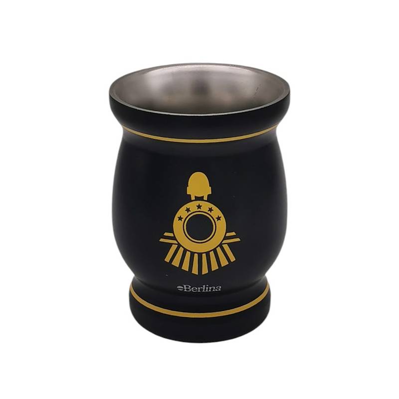 Mate acero inoxidable Berlina, 240ml, en caja