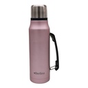 Termo 1L acero ROSADO, base antideslizante, Berlina