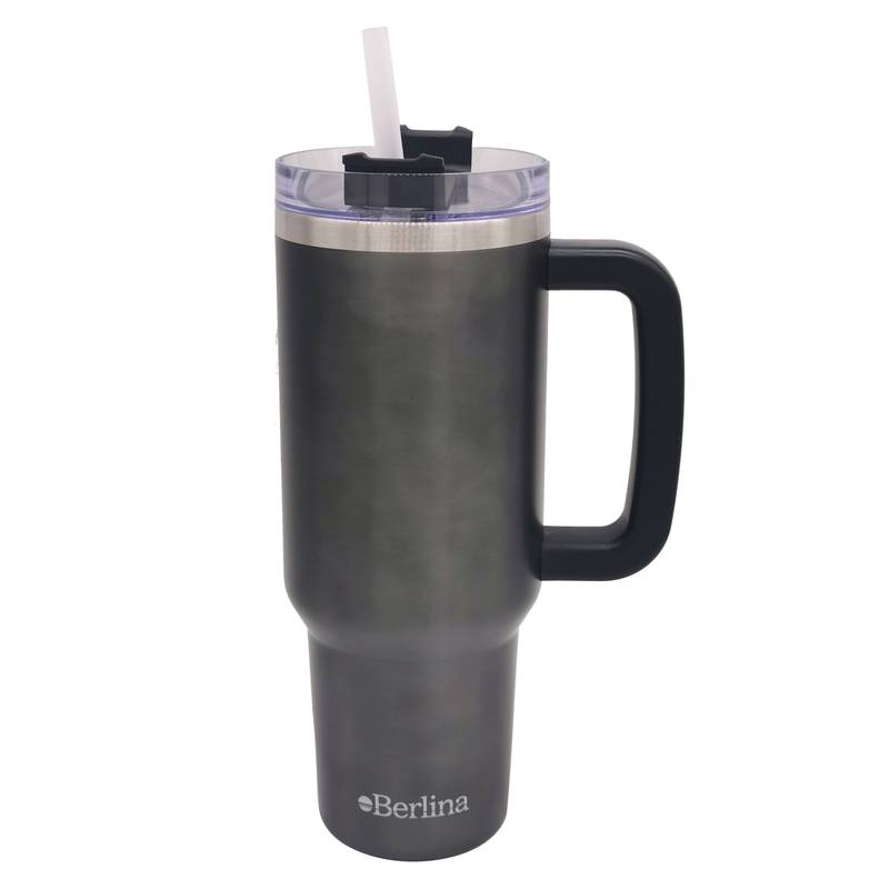 [HA4473B] Vaso térmico doble pared 1200ml, sorbito de plástico, Berlina GRIS