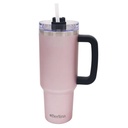 Vaso térmico doble pared 1200ml, sorbito de plástico, Berlina ROSADO