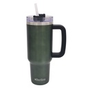 Vaso térmico doble pared 1200ml, sorbito de plástico, Berlina VERDE