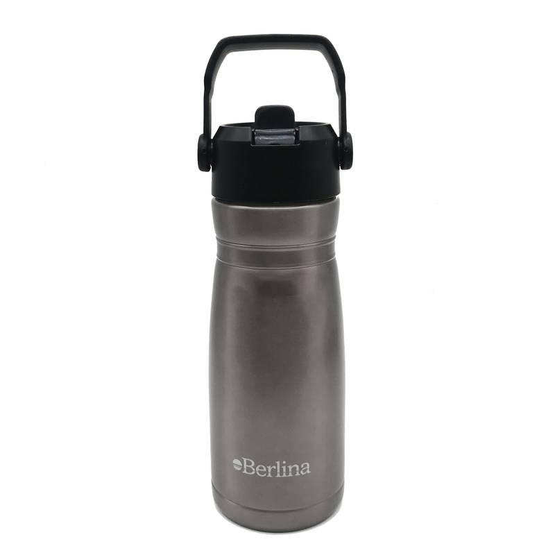 [HA4474B] Botella deportiva de acero inoxidable 600ml Berlina, GRIS
