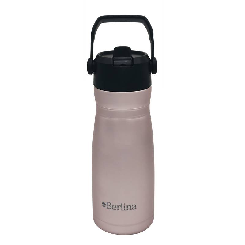 [HA4474C] Botella deportiva de acero inoxidable 600ml Berlina, ROSADO