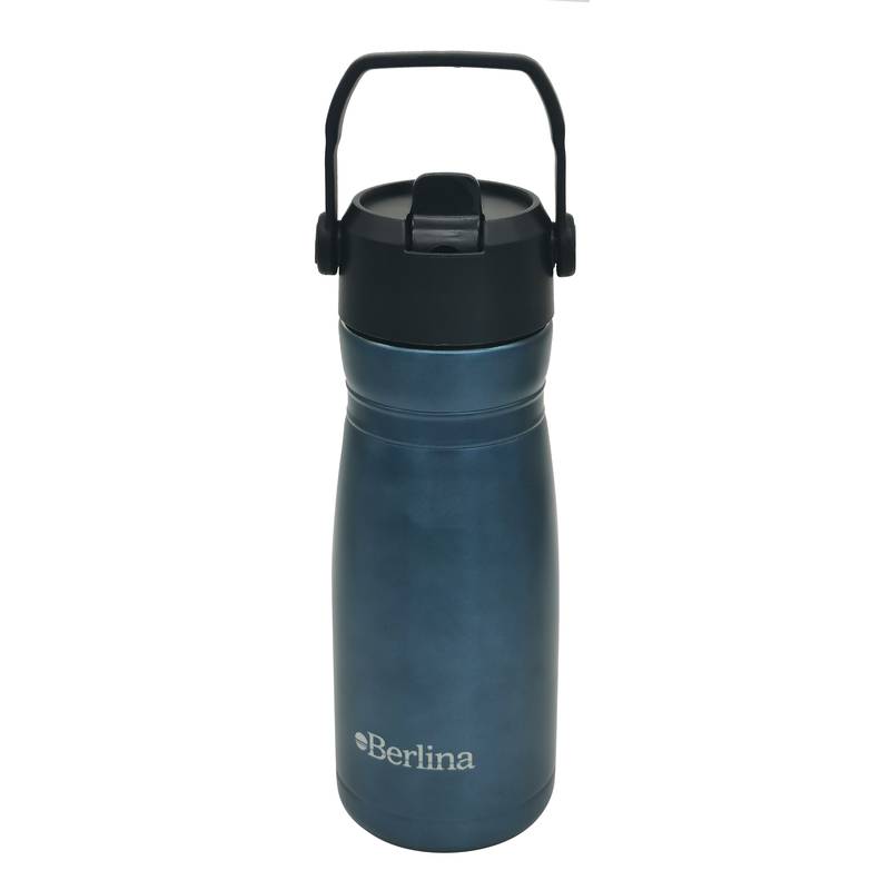 [HA4474E] Botella deportiva de acero inoxidable 600ml Berlina, AZUL