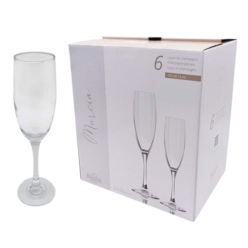 [HA4480] Copa de champagne Berlina Murcia, 175ml, CAJA x6