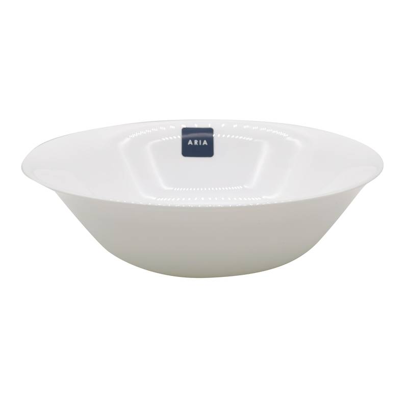 Bowl de vidrio opal grande 23cm, línea ARIA, CAJA x24