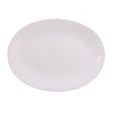 Fuente de vidrio opal 35,5cm, línea SOFIA, CAJA x16