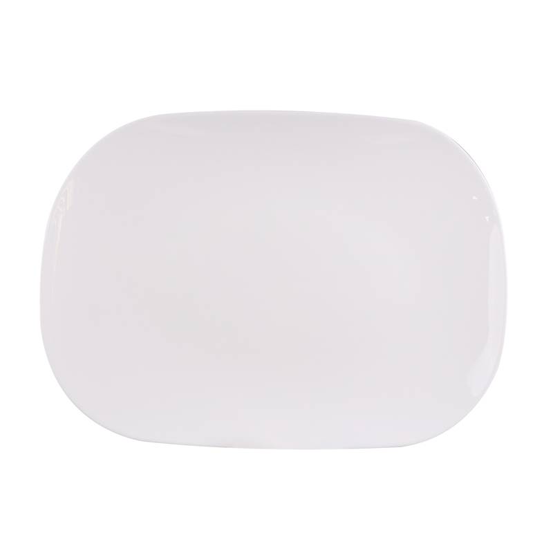 [HA4507] Fuente vidrio opal 35,5cm, línea HUDSON, CAJA x16