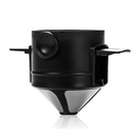 Filtro de café reutilizable plegable, de acero inoxidable para taza, en caja