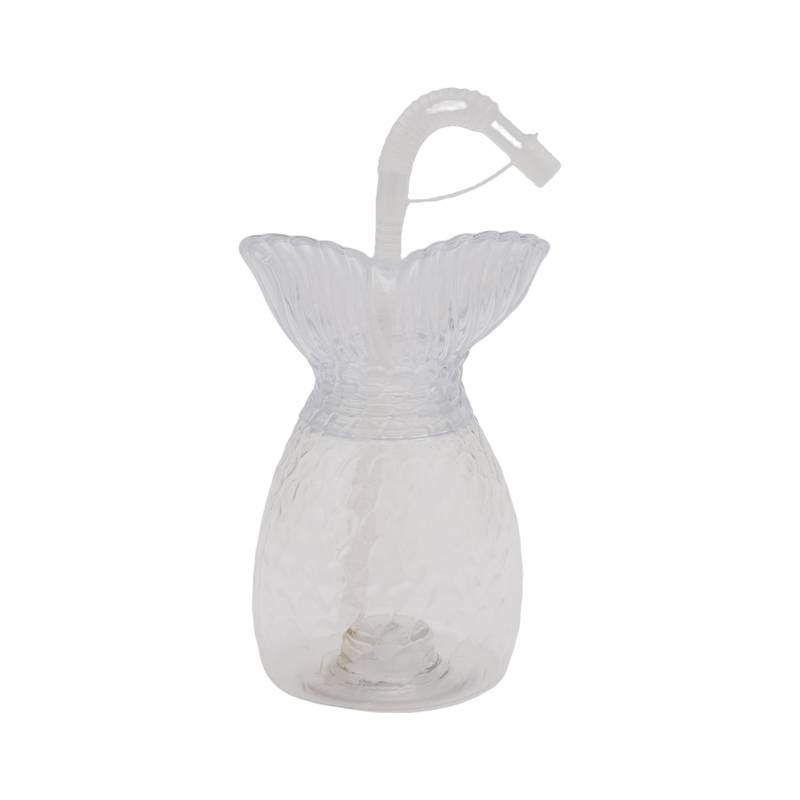 [HA4646] Vaso con sorbito, de plástico en bolsa