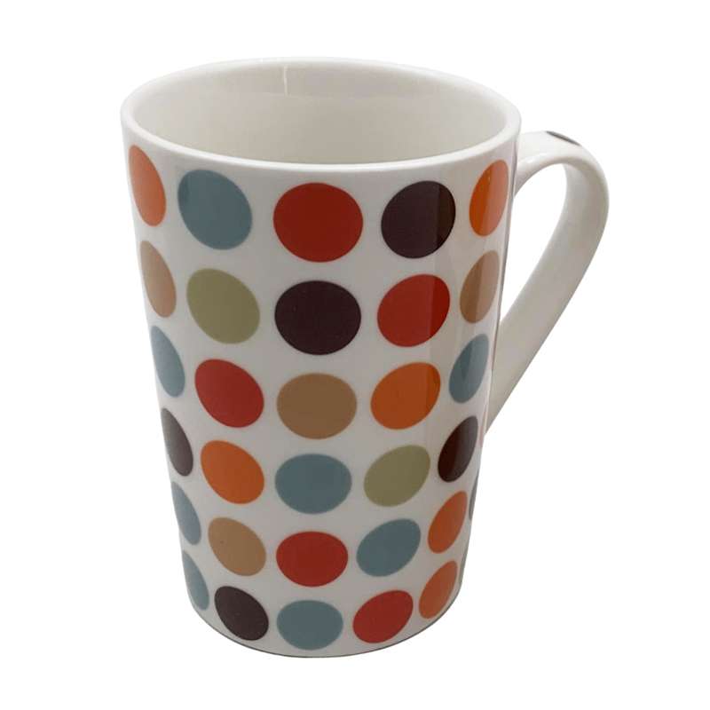 Taza de loza 500ml, diseños surtidos