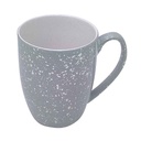 Taza de loza 450ml, gotas brillantes, no apta para microondas varios colores