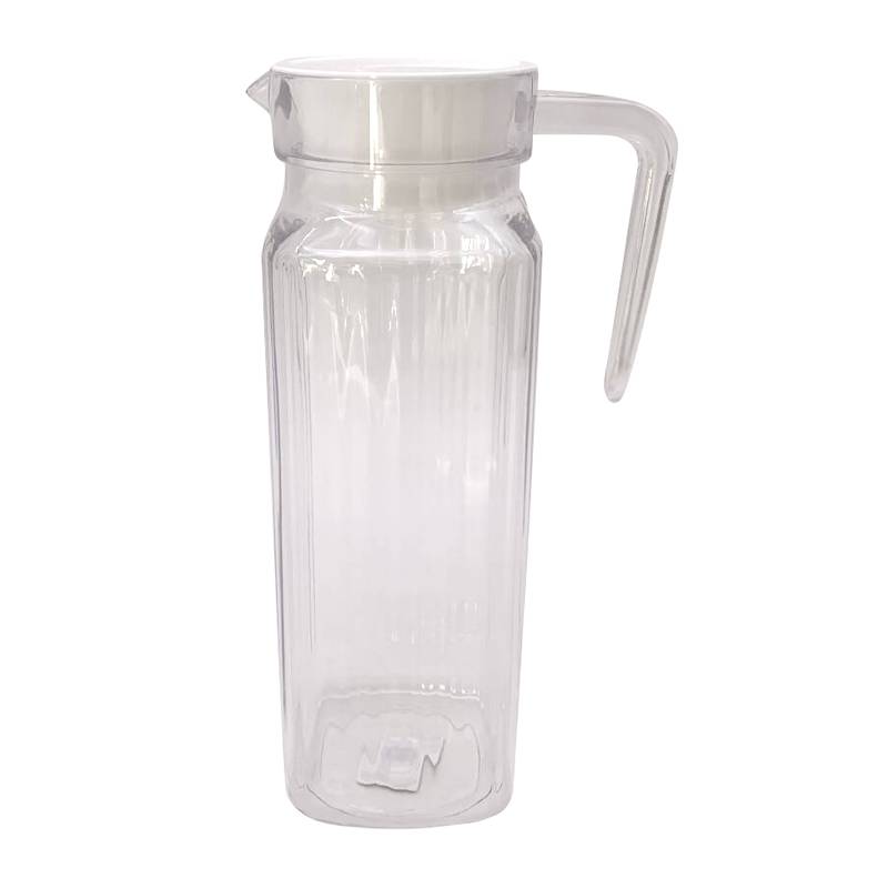 Jarra de plástico con tapa, 1.3L, en bolsa