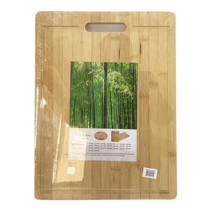 [HA4874] Tabla para cocina de madera rectangular, con asa