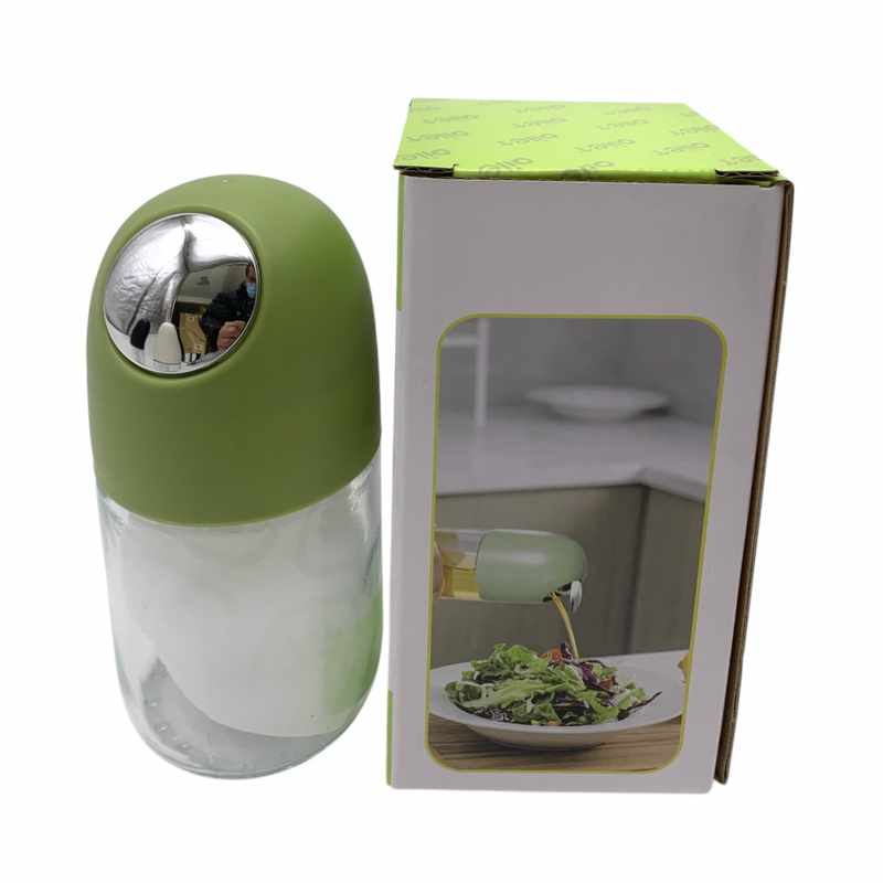[HA4906] Condimentero de vidrio, 210ml, para aceite o vinagre, en caja varios colores