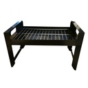 Parrilla portátil barbacoa plegable para carbón, en caja