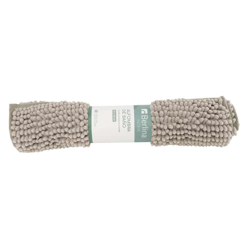 [HA4973B] Alfombra para baño, chenille, BEIGE, Berlina Home