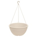 Maceta de plástico colgante 7,5L, BEIGE