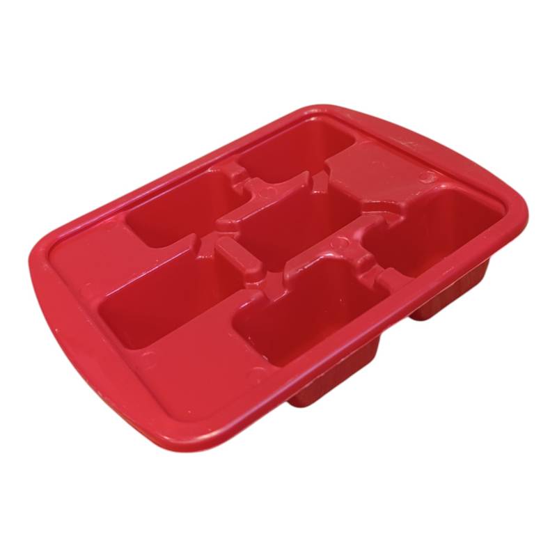 [HA5048] Cubetera de plástico 6 hielos, PACKx3