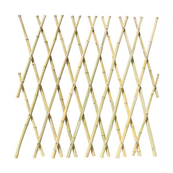 Cerco extensible de bambú