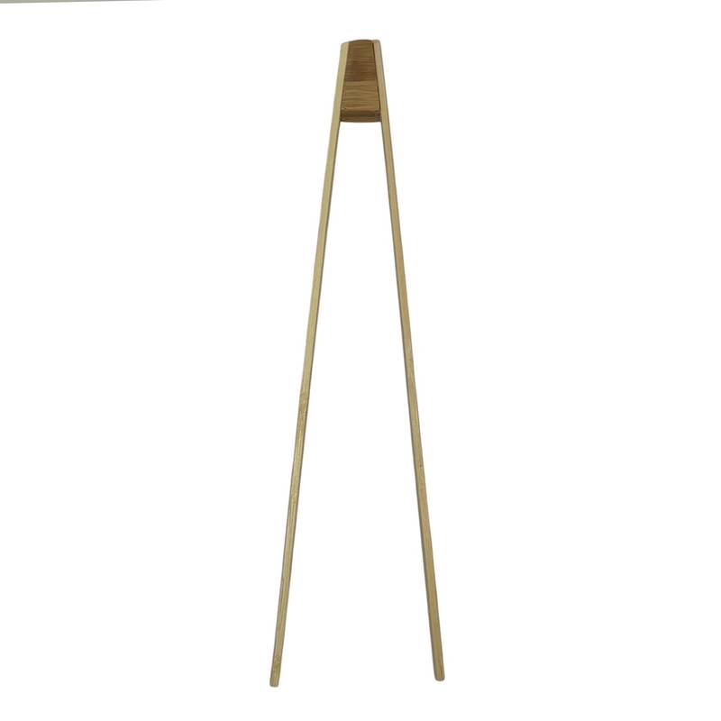 Pinza multiuso de madera bambú, en bolsa