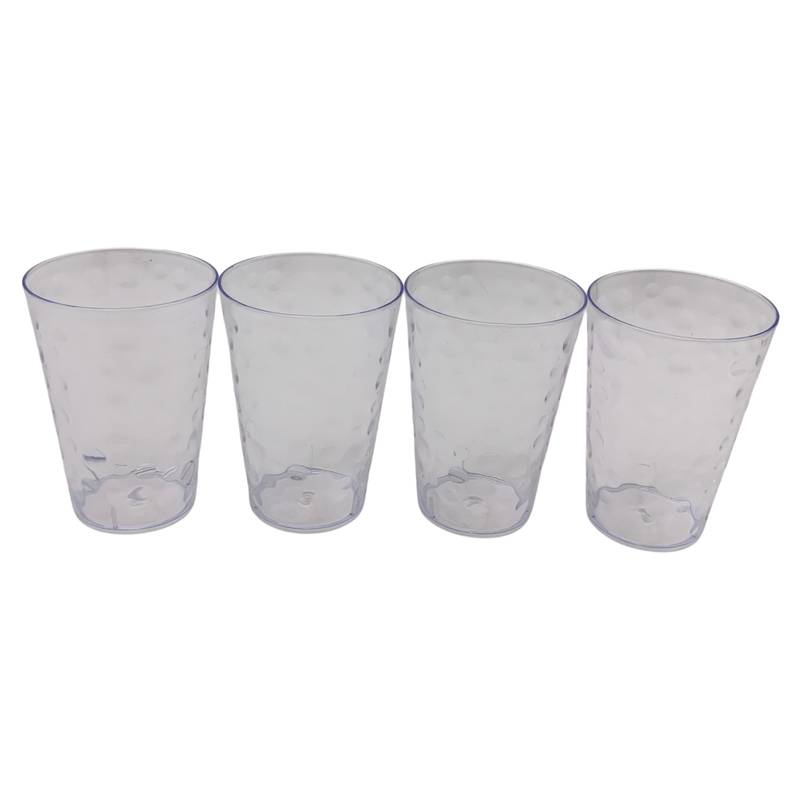 [HA5079] Vaso de acrílico x4, transparente