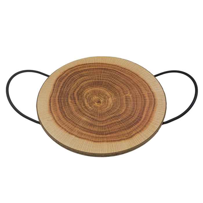 [HA5140] Bandeja de madera, 2 asas