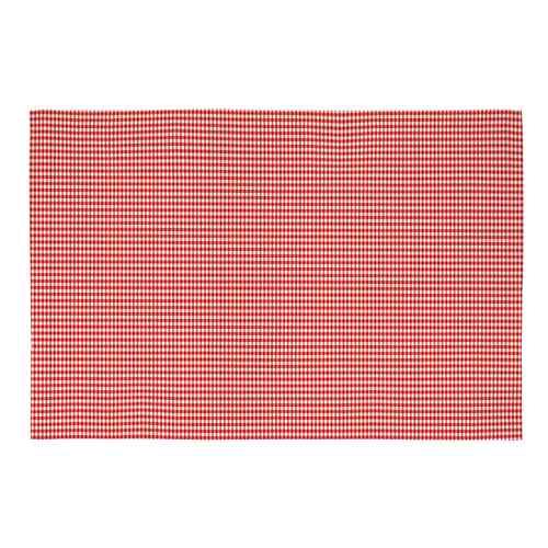 Mantel rectangular, 55% algodón 45% poliéster, 140x250cm, rojo, Berlina by Teka