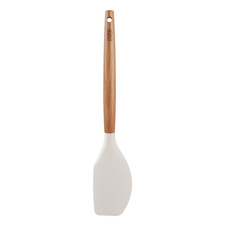 Espátula de silicona con mango de madera, en cartón, WINNING STAR