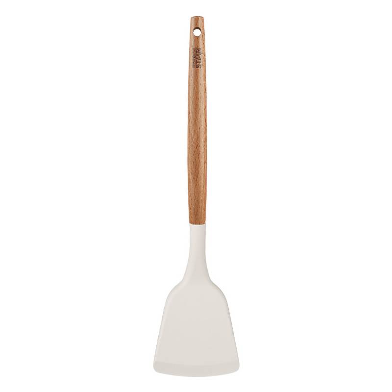 Espátula de silicona con mango de madera, en cartón, WINNING STAR