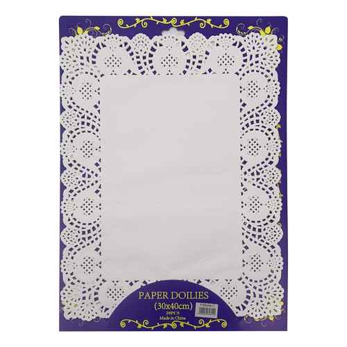 Rodal blonda de papel, para tortas, x20, en bolsa