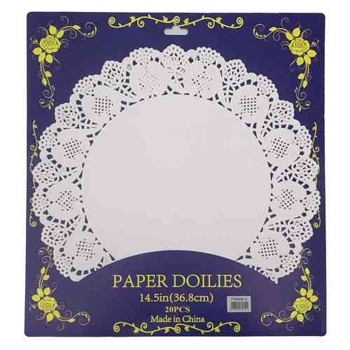 Rodal blonda de papel, para tortas, x20, en bolsa