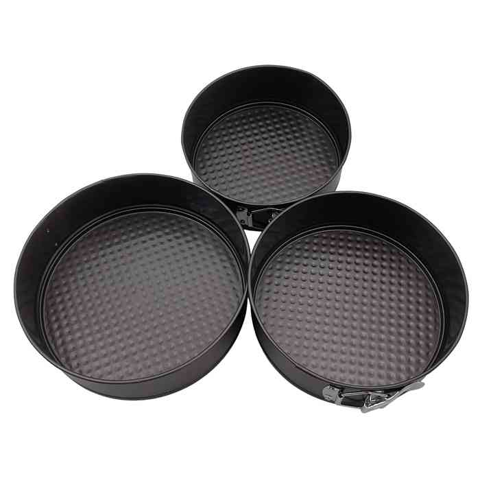 [HA5334] Tortera x3, antiadherente desmontable, 18/20/22cm, en caja