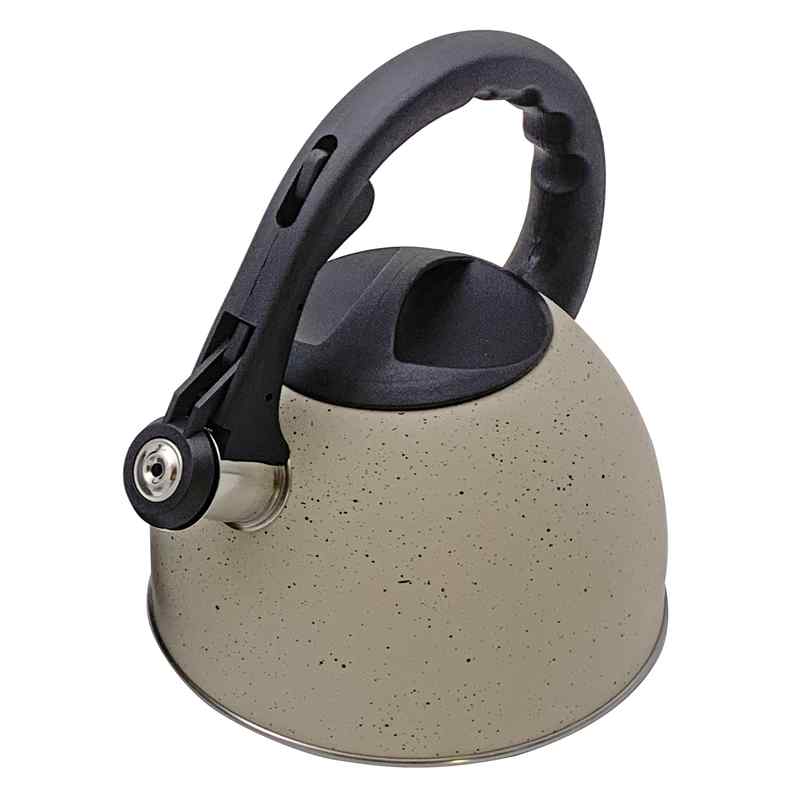 [HA5335] Caldera de acero inoxidable 2,2L, mango de plástico, en caja, 2 colores