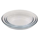 Fuente de vidrio x3, para horno, 1/2/3L, en caja
