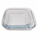 Fuente de vidrio x3, para horno, 0.9/1.1/1.8L, en caja