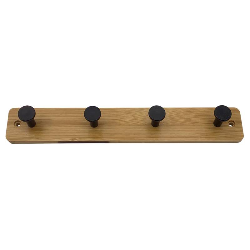 [HA5362] Perchero de madera, 4 ganchos