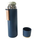 Termo con vaso 500ml, de acero inoxidable, en caja, varios colores