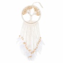Atrapasueños tejido macramé, con cuentas