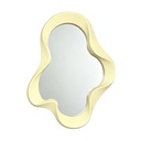 Espejo decorativo para colgar, marco de plástico irregular, varios colores