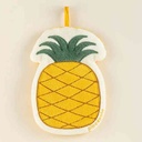Manopla para cocina, de algodón y microfibra, varios diseños de frutas