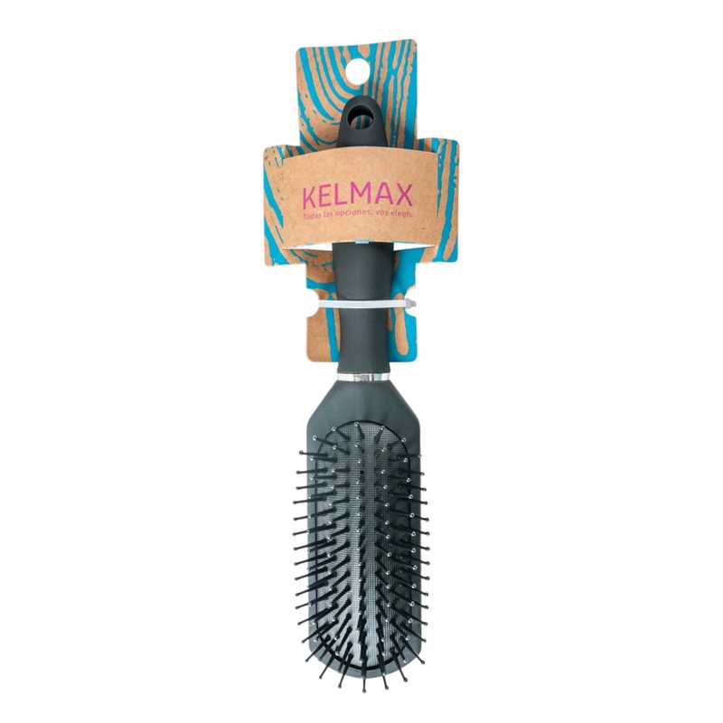 [HC0659] Cepillo para pelo NEGRO neumático, Kelmax