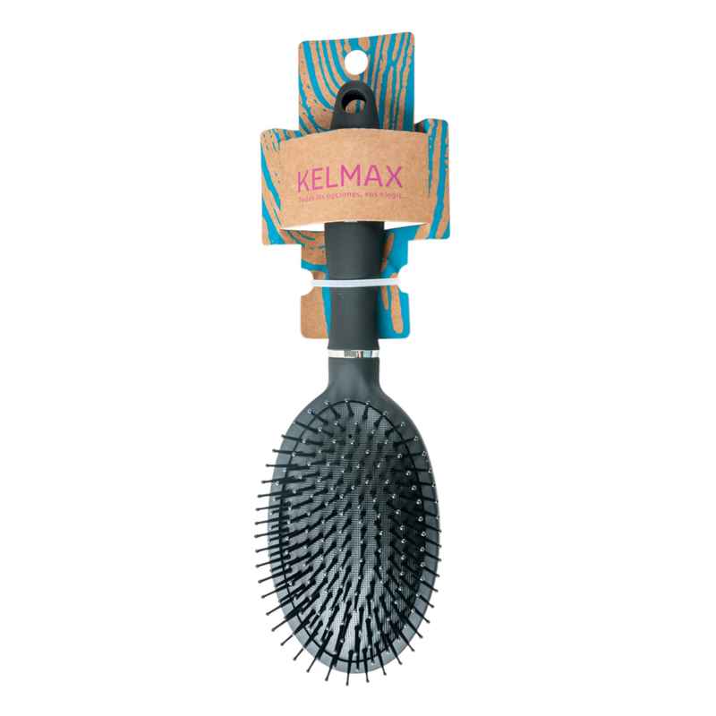 [HC0665] Cepillo para pelo NEGRO neumático, Kelmax