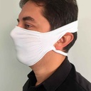 Tapabocas de microfibra, reutilizable, con doble ajuste, en bolsa